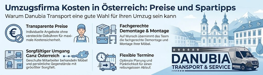 Umzugsfirma Kosten in Österreich