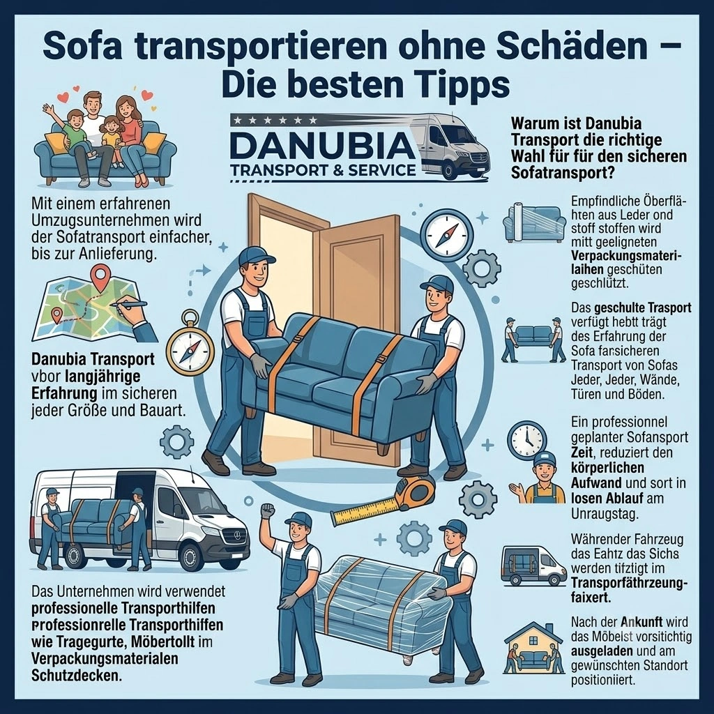 Sofa transportieren ohne Schäden